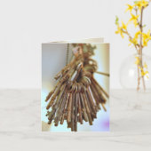 Carte Touches de Vintage (Fleur jaune)