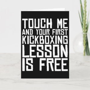 Carte Touchez-moi et votre premier cours de kickboxing e