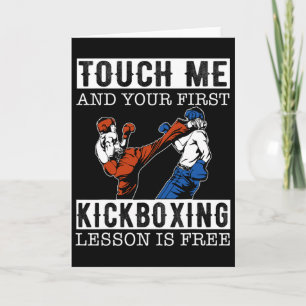 Carte Touchez-Moi Et Votre Première Leçon De Kickboxing