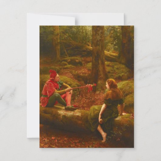 Carte Touchstone et Audrey (par John Collier) (Devant)