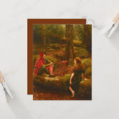 Carte Touchstone et Audrey (par John Collier) (Devant/Arrière en situation)