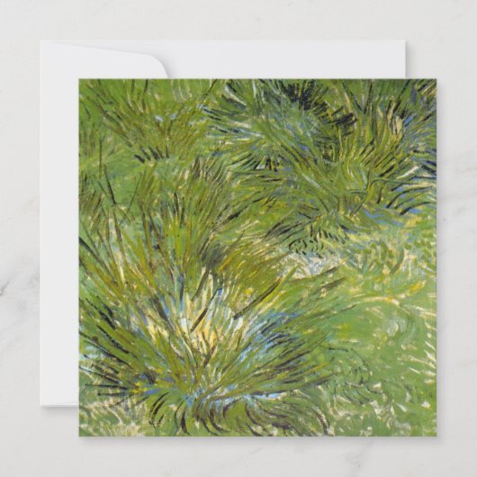 Carte Touffes d'Herbe par Vincent van Gogh (Devant)