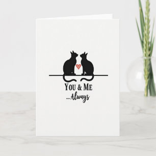 Carte Toujours Amour Chats Toi Et Moi