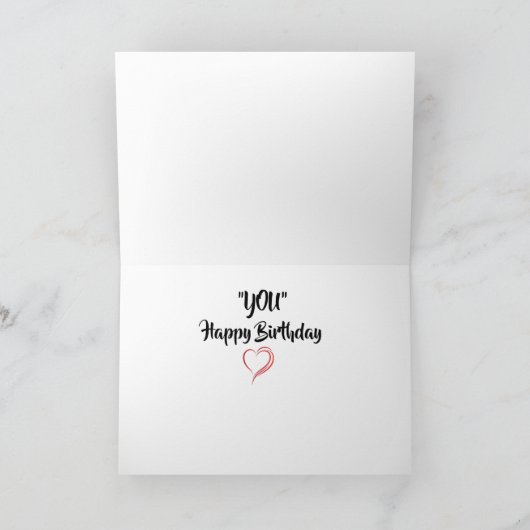 CARTE TOUJOURS EN COURANT AVEC DES SOUHAITS D'ANNIVERSAI (Intérieur)