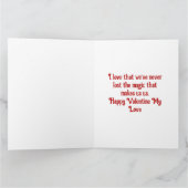 Carte Toujours et à jamais des hiboux mignons en amour (Intérieur)