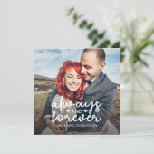 Carte Toujours et toujours couple photo personnalisée Va (Debout devant)