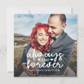 Carte Toujours et toujours couple photo personnalisée Va (Devant)