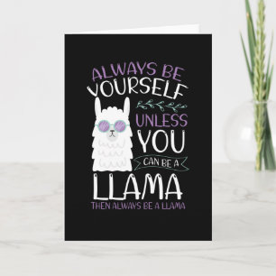 Carte Toujours être un lama