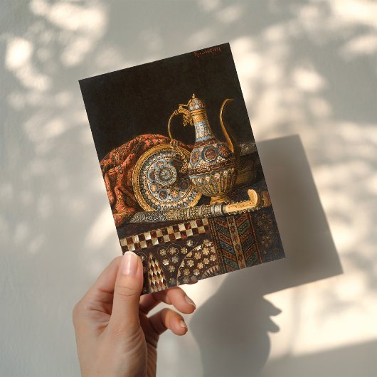 Carte Toujours la vie avec un pot de café | Max Schödl