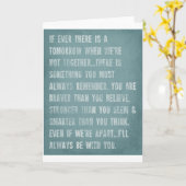 Carte Toujours se souvenir d'un devis Milne (Fleur jaune)