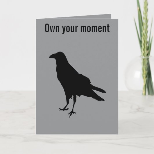 Carte Toujours Shadow Raven en profil (Devant)