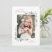 Carte Toujours vert et Baies (Debout devant)