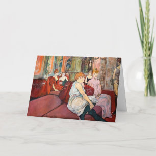 Carte Toulouse-Lautrec - Au Salon, rue des Moulins