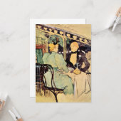 Carte Toulouse-Lautrec - Aux Ambassadeurs, Gens Circa (Devant/Arrière en situation)