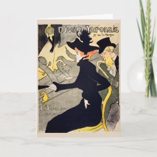 Carte Toulouse-Lautrec - Divan Japonais