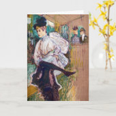 Carte Toulouse-Lautrec - Jane Avril Dancing (Fleur jaune)