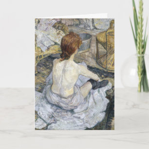 Carte Toulouse-Lautrec - Rousse / La Toilette