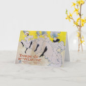 Carte Toulouse-Lautrec - Troupe de Mlle Eglantine (Fleur jaune)