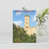 Carte Tour à Rabat, Maroc (Debout devant)