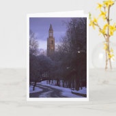 Carte Tour Bell UNC en hiver 1 (Fleur jaune)