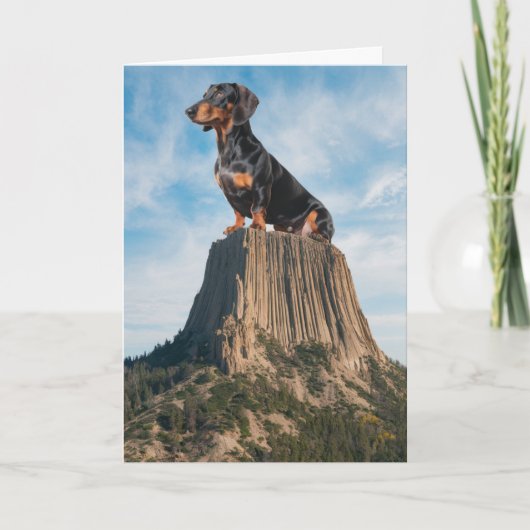 Carte tour Dachshund Devil (Devant)