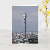 Carte Tour de BT, Londres, Angleterre (Fleur jaune)