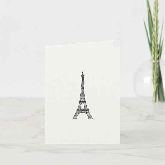 Carte Tour de Customizable_Paris_Eiffel (Devant)