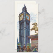 Carte Tour de l'horloge Big Ben au Palais de Westminster (Devant / Derrière)