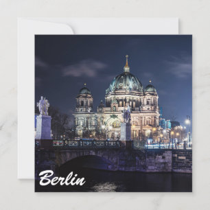 Carte Tour de télévision et Cathédrale de Berlin à Berli