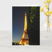 Carte Tour d'Eifel (Fleur jaune)