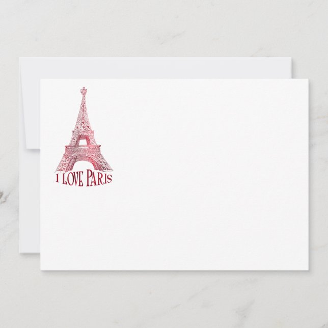 Carte Tour Eiffel (Devant)