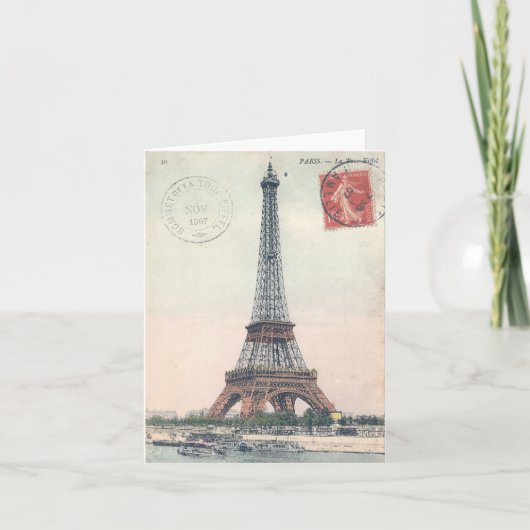 Carte Tour Eiffel (Devant)