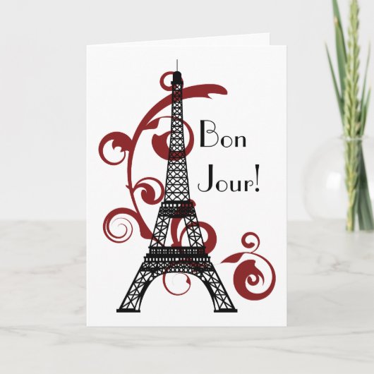 Carte Tour Eiffel (Devant)
