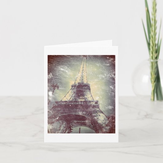 Carte Tour Eiffel, Cru-Dénommé, vide (Devant)