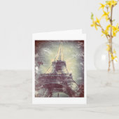 Carte Tour Eiffel, Cru-Dénommé, vide (Fleur jaune)