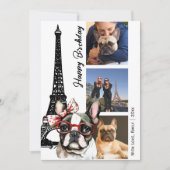 Carte Tour Eiffel Paris (Devant)