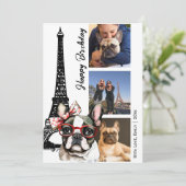 Carte Tour Eiffel Paris (Debout devant)