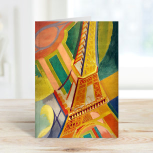 Carte Tour Eiffel   Robert Delaunay