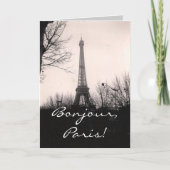 Carte Tour Greeting Card/Eiffel (Devant)