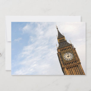Carte Tour St Stephens (Big Ben) avec espace de copie
