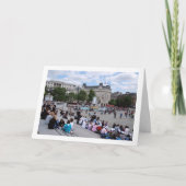 Carte Touristes à Trafalgar Square, Londres, Angleterre (Devant)