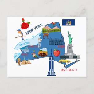 Carte touristique de New York