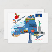 Carte touristique de New York (Devant / Derrière)