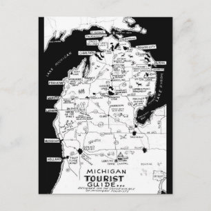 Carte touristique du Michigan