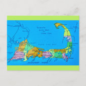Carte touristique Old Cape Cod (Devant)