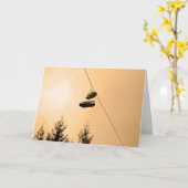 Carte Tournage de chaussures (Fleur jaune)