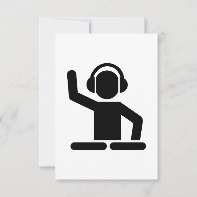 Carte Tourne-disques DJ (Devant)