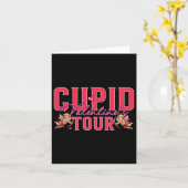 Carte Tournée Cupid Valentines  (Fleur jaune)
