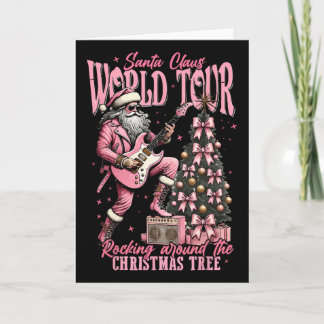 Carte Tournée mondiale de Santa Claus Rocking Around The