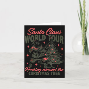 Carte Tournée mondiale de Santa Claus Rocking Around The